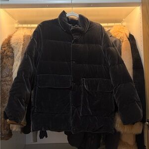 Moncler Velvet Down Jacket